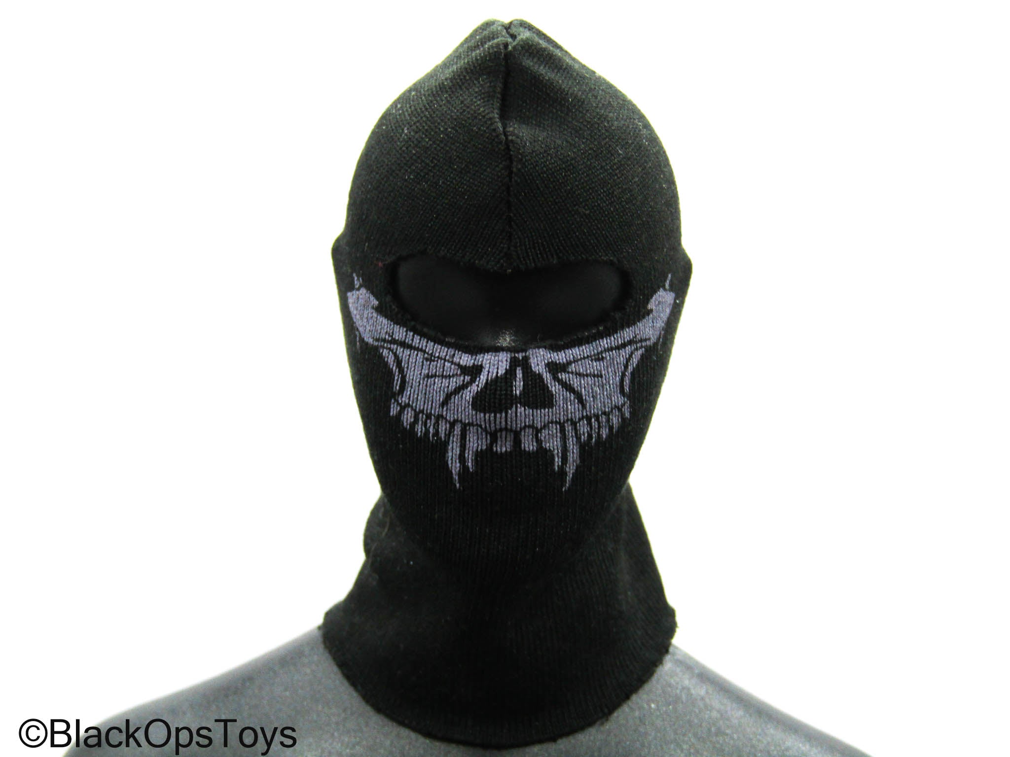 Scratch & Dent (READ DESC) - Black Balaclava w/Purple Skull Design