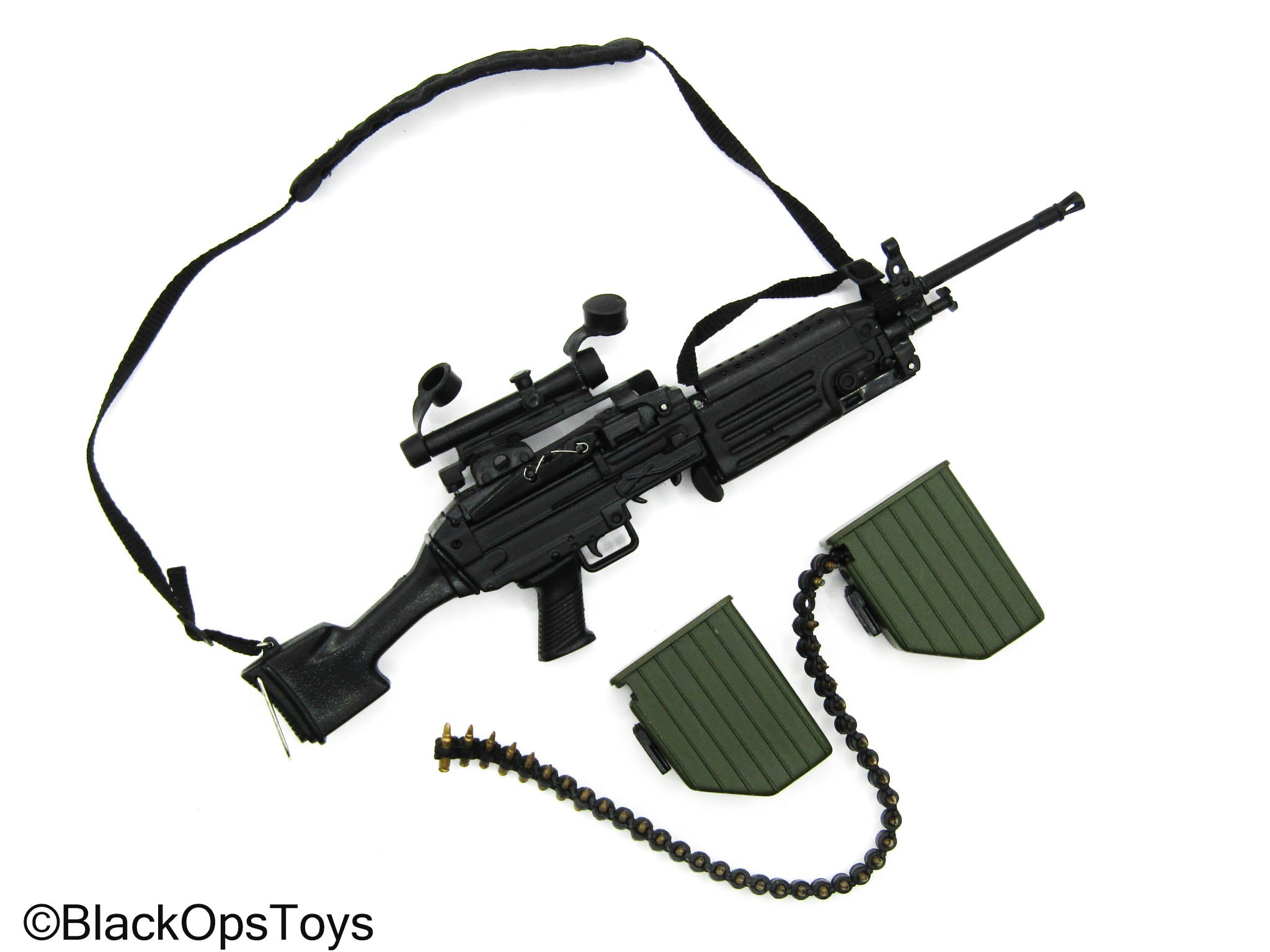 U.S. 75th Ranger - Metal M249 SAW Light Machine Gun – BlackOpsToys