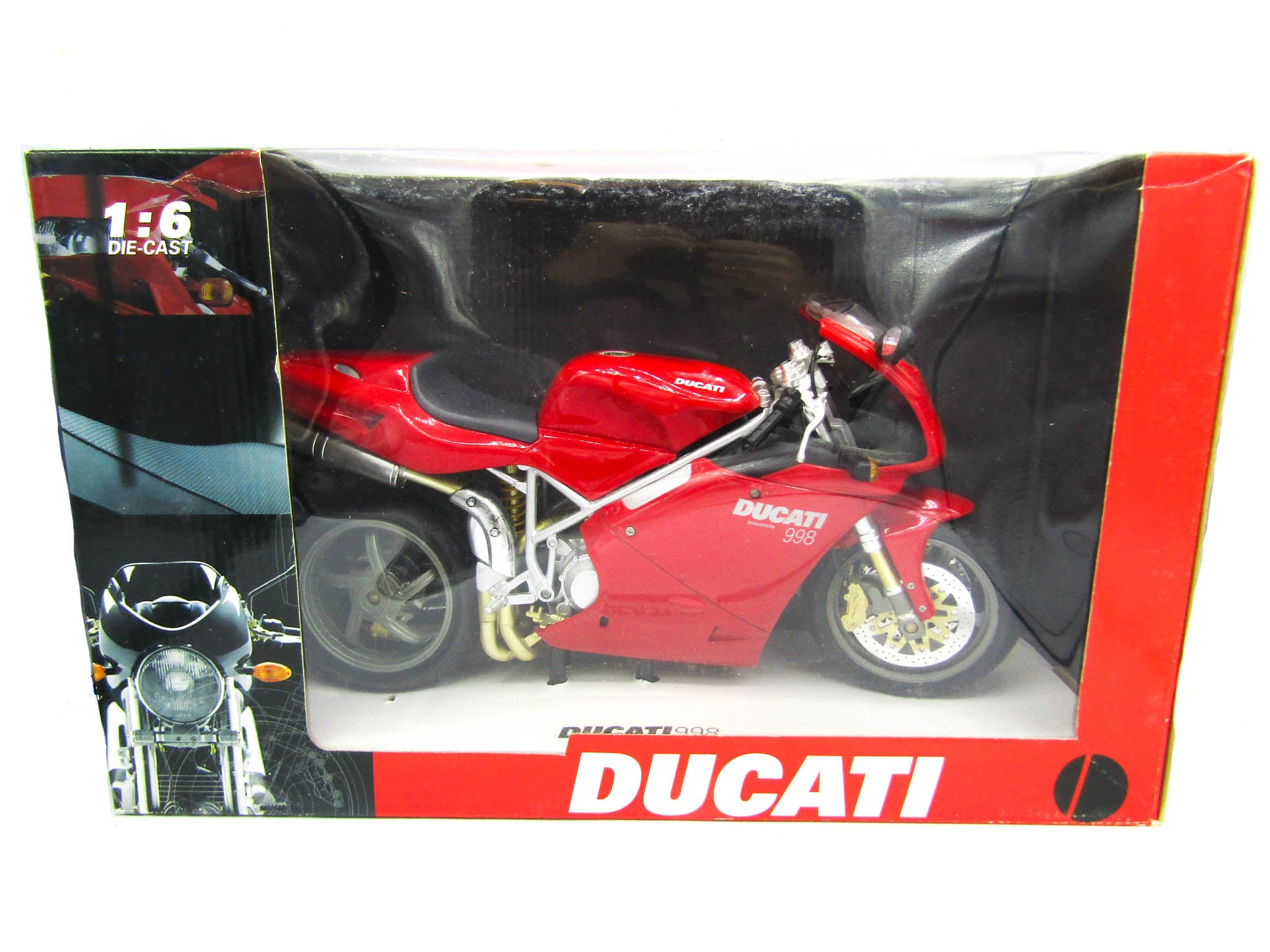 NewRay Ducati 998 Red Die Cast Superbike - MINT IN BOX – BlackOpsToys