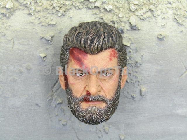 1/12 - Marvel - Wolverine Logan - Head Sculpt – BlackOpsToys