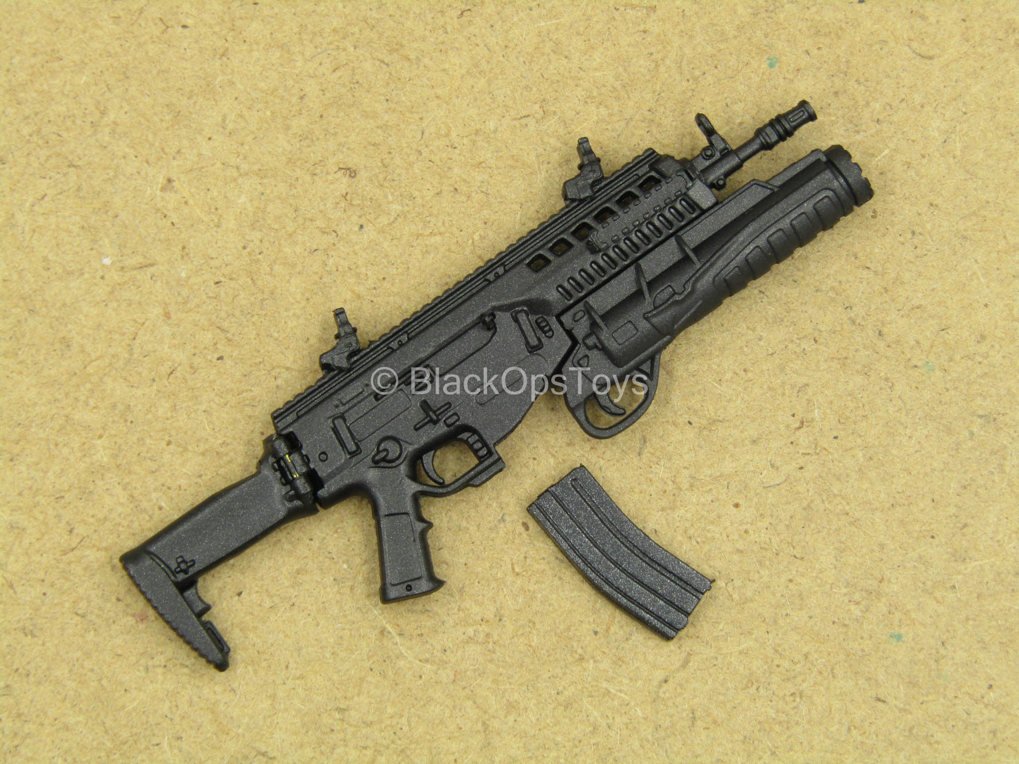 1/12 - MI6 Agent - Assault Rifle w/Grenade Launcher – BlackOpsToys