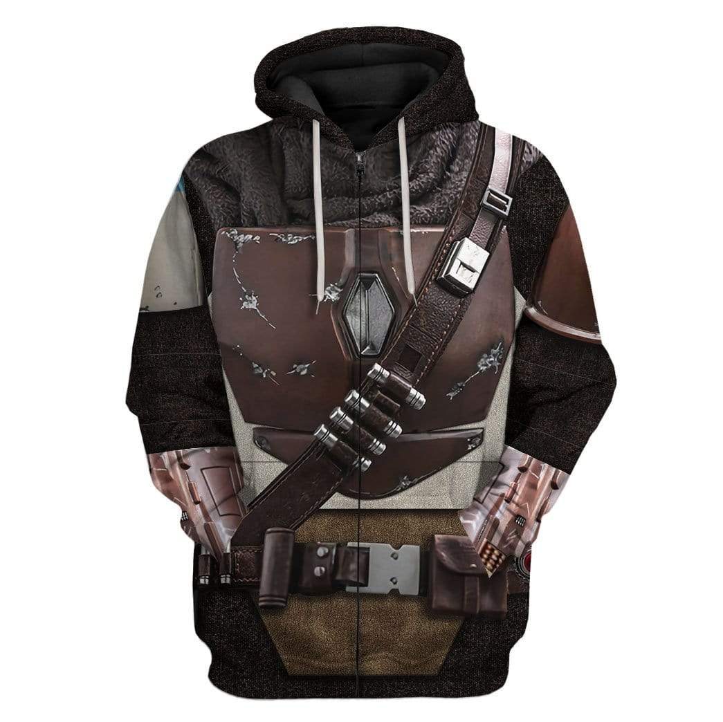 Mandalorian discount zipper hoodie