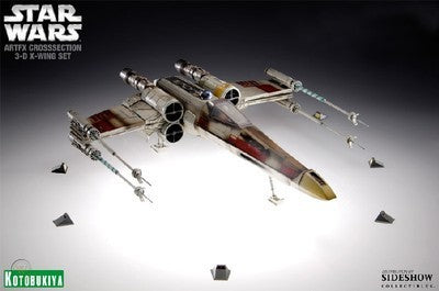 1/35 - Star Wars - X-Wing 3D Cross Section Set - MINT IN BOX