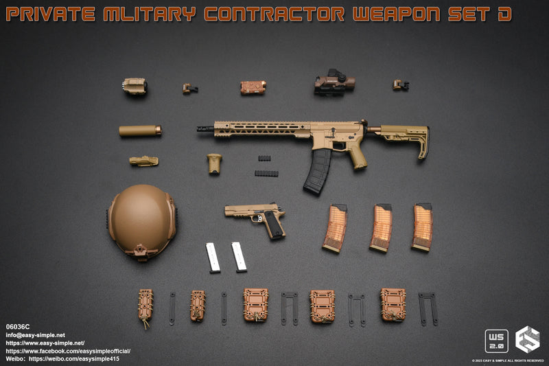 Load image into Gallery viewer, Private Military Contractor Weapon Set C - MINT IN BOX
