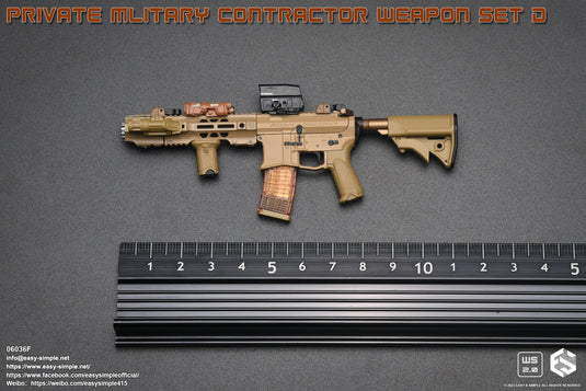 Private Military Contractor Weapon Set F - MINT IN BOX