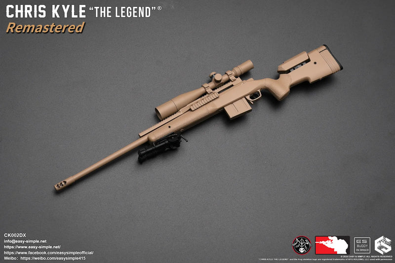 Load image into Gallery viewer, Chris Kyle &quot;The Legend&quot;® RMST DLX, Weapon Set &amp; Custom Headsculpt COMBO - MINT IN BOX
