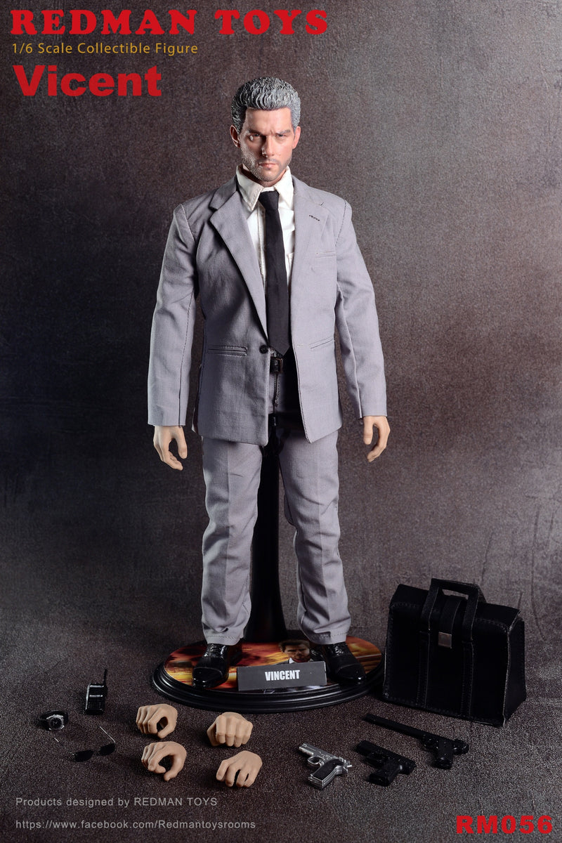 Load image into Gallery viewer, Killer Vincent - Male Grey Suited Body w/Stand &amp; Hand Set (x6)
