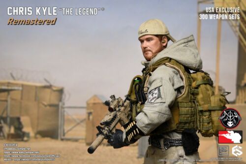 Load image into Gallery viewer, Marc Lee, Chris Kyle Deluxe &amp; Weapon Set COMBO MINT IN BOX
