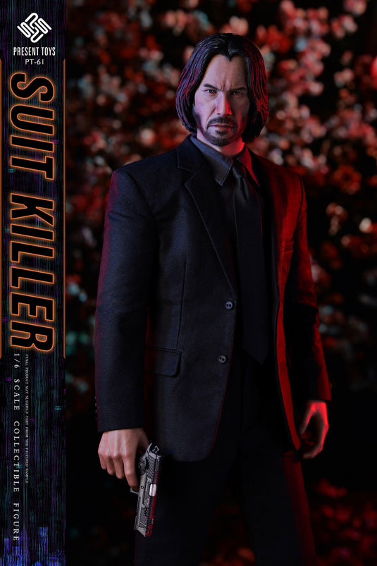 Suit Killer - Male Black Suited Body w/Stand