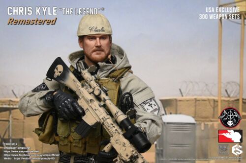 Load image into Gallery viewer, Marc Lee, Chris Kyle Deluxe &amp; Weapon Set COMBO MINT IN BOX
