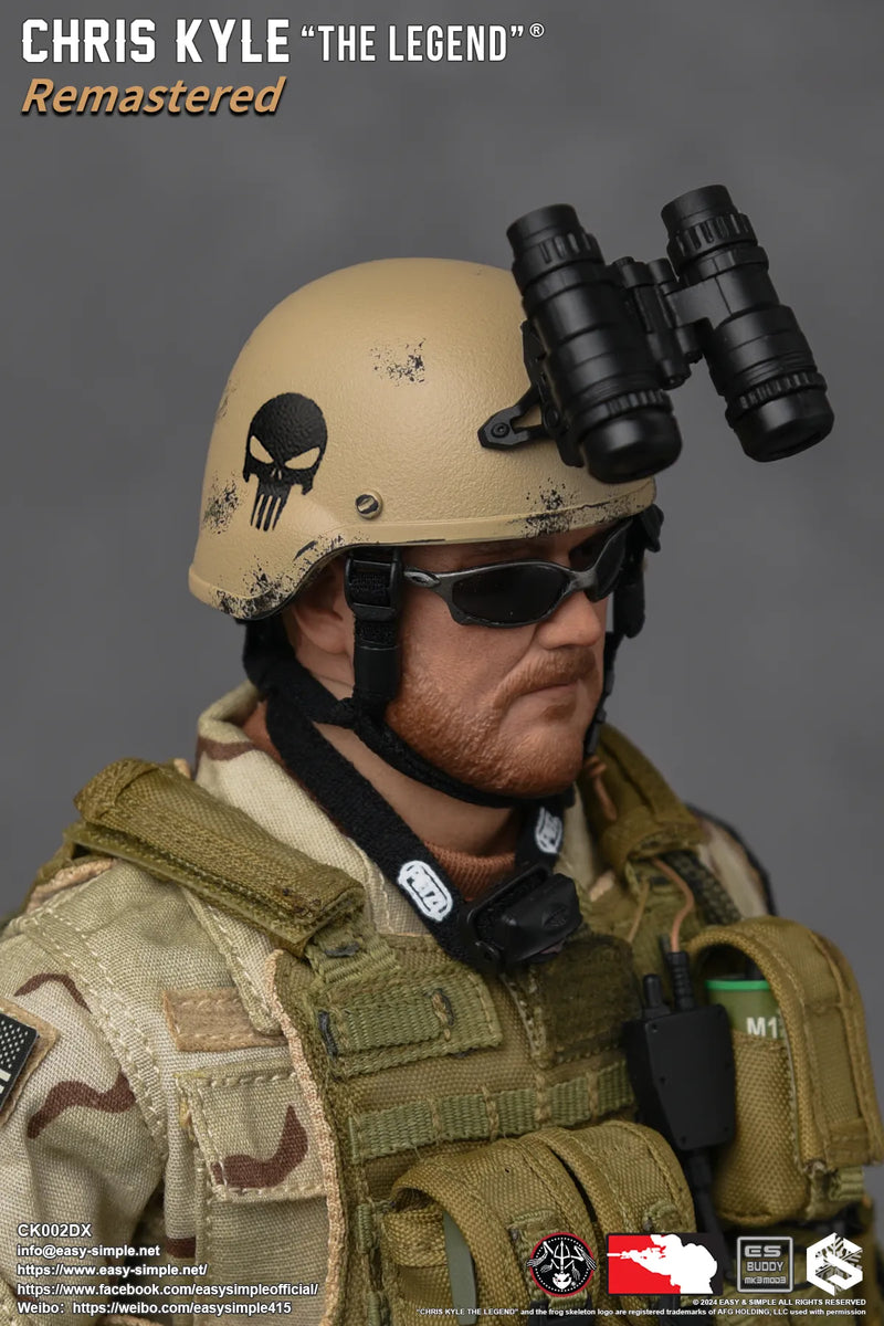 Load image into Gallery viewer, Chris Kyle &quot;The Legend&quot;® RMST DLX, Weapon Set &amp; Custom Headsculpt COMBO - MINT IN BOX
