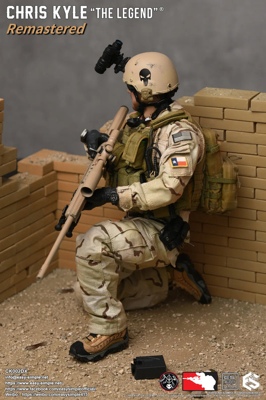 Chris Kyle "The Legend"® RMST DLX, Weapon Set & Custom Headsculpt COMBO - MINT IN BOX