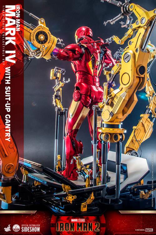 Load image into Gallery viewer, 1/4 Scale - Iron Man 2 - Iron Man Mark IV w/Suit-Up Gantry
