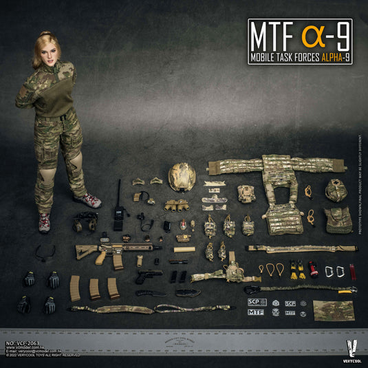 Mobile Task Force Alpha-9 - Multicam Hook & Loop w/Ears