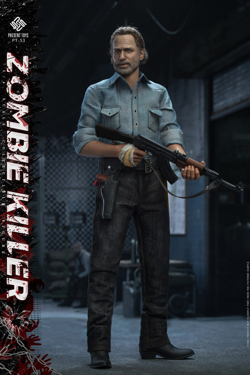 Load image into Gallery viewer, Zombie Killer - Black Belt w/Revolver &amp; Metal Hatchet Set
