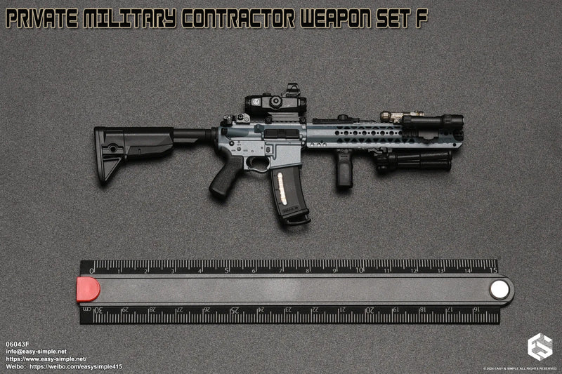 Load image into Gallery viewer, PMC Weapon Set F Ver. F - Blue LVOA Rifle
