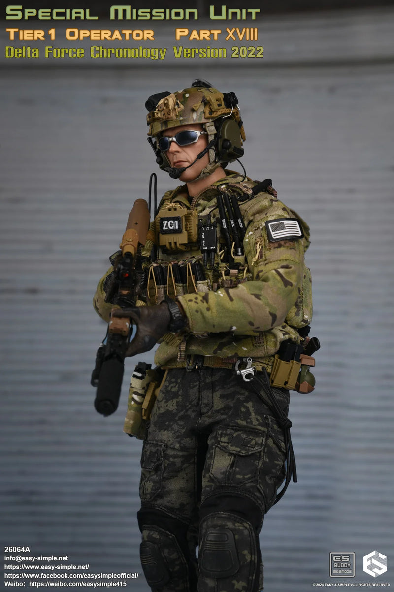 Load image into Gallery viewer, Delta Force SMU Tier 1 Op. A - Black Multicam Combat Uniform
