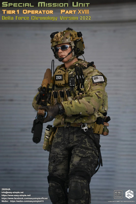 Delta Force SMU Tier 1 Op. A - Black Multicam Combat Uniform