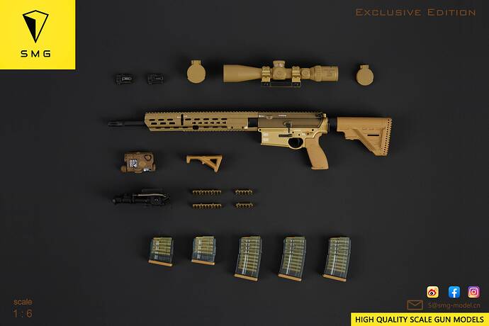 Load image into Gallery viewer, MR308 Rifle Long Barrel w/Iron Sights &amp; Rails
