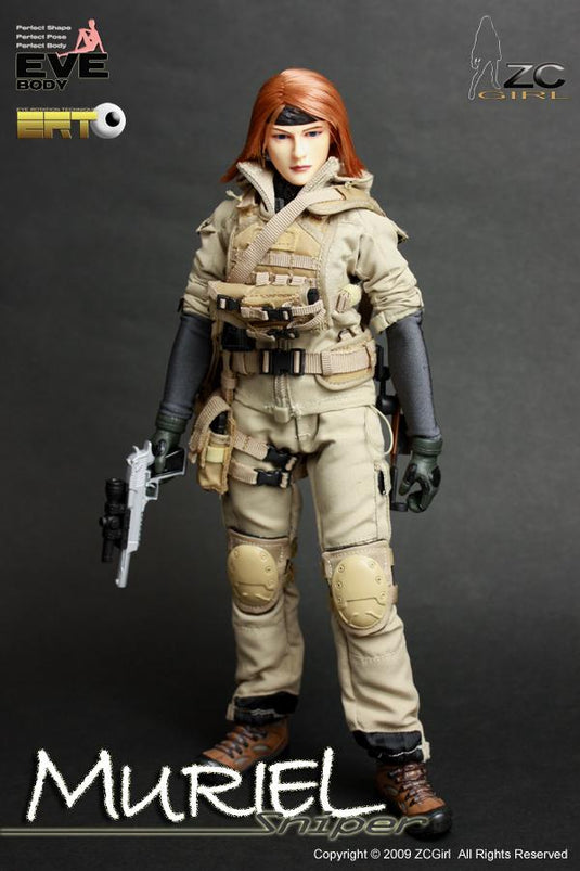 Muriel Sniper - Tan Female PCU Combat Uniform Set