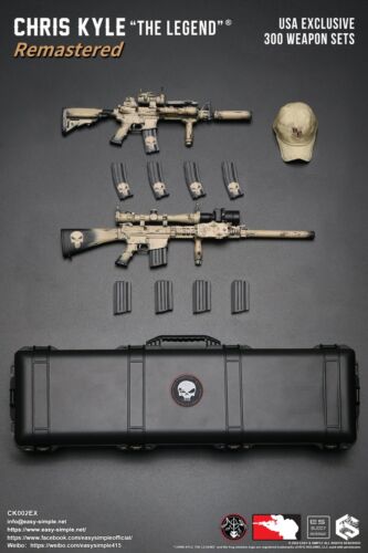 Marc Lee, Chris Kyle Deluxe & Weapon Set COMBO MINT IN BOX