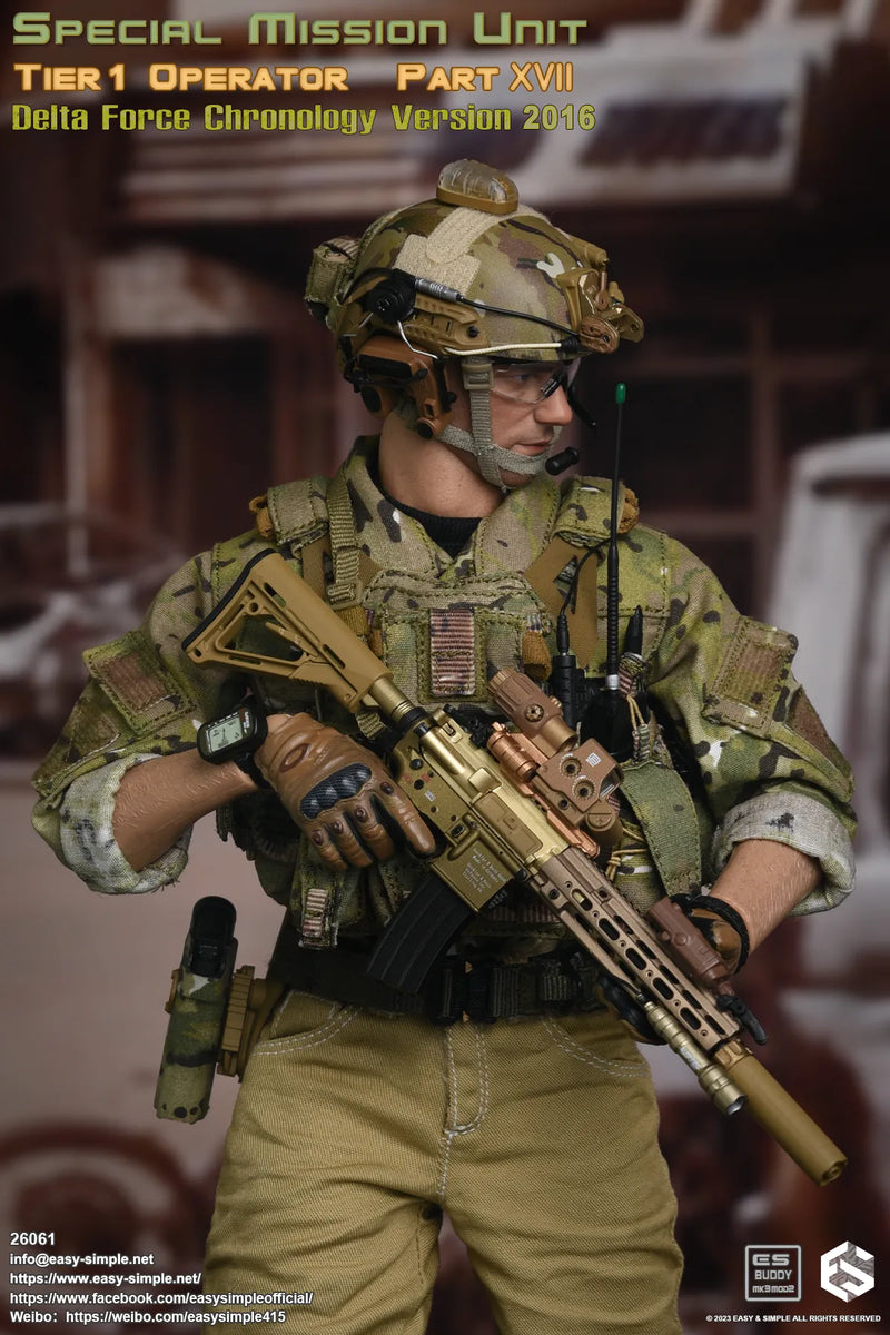 Load image into Gallery viewer, Delta Force SMU Tier 1 Op - Camo Sniper Rifle w/Attachment Set
