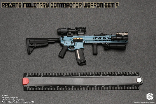 PMC Weapon Set F Ver. C - Blue LVOA Rifle