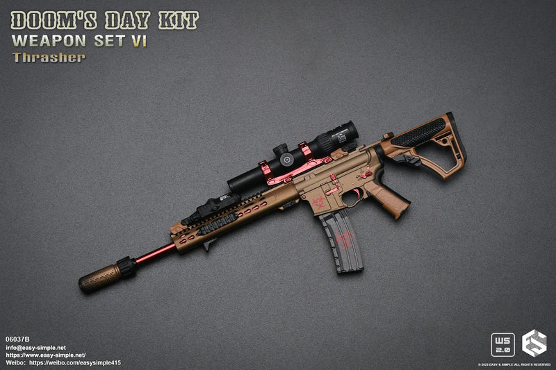 Load image into Gallery viewer, Doom&#39;s Day Weapon Set VI Ver. B - Rifle &quot;Thrasher&quot; Set
