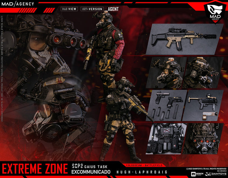 Load image into Gallery viewer, Extreme Zone Gaius Task - Male Base Body w/Head Sculpt &amp; Gloves
