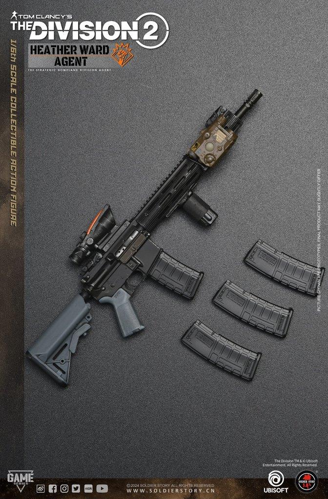 Load image into Gallery viewer, The Division 2 - Heather Ward - M4 Rifle w/Attachment Set
