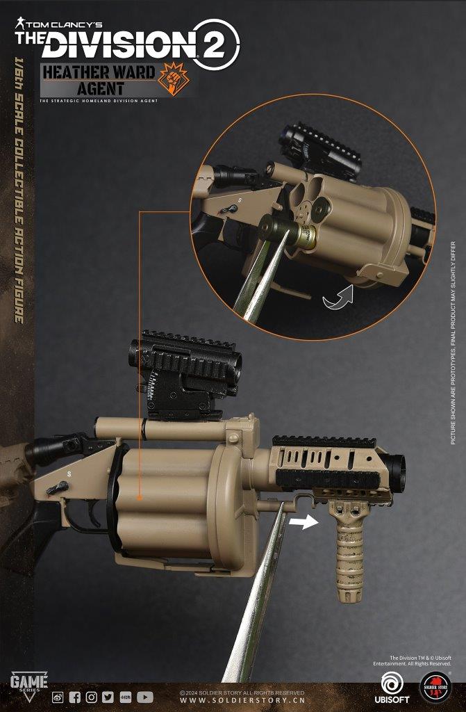 Load image into Gallery viewer, The Division 2 - Heather Ward - M32A1 (MGL) Grenade Launcher Set
