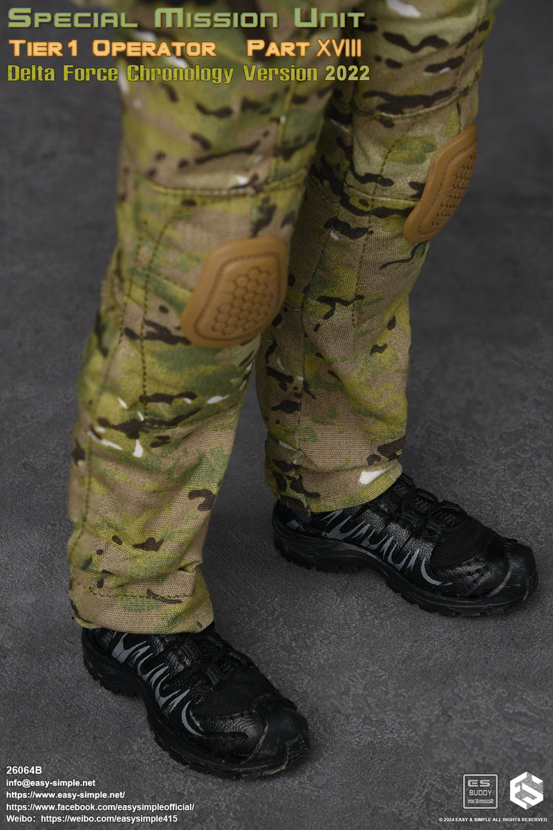 Load image into Gallery viewer, Delta Force SMU Tier 1 Op. - Black Combat Shoes (Peg Type)
