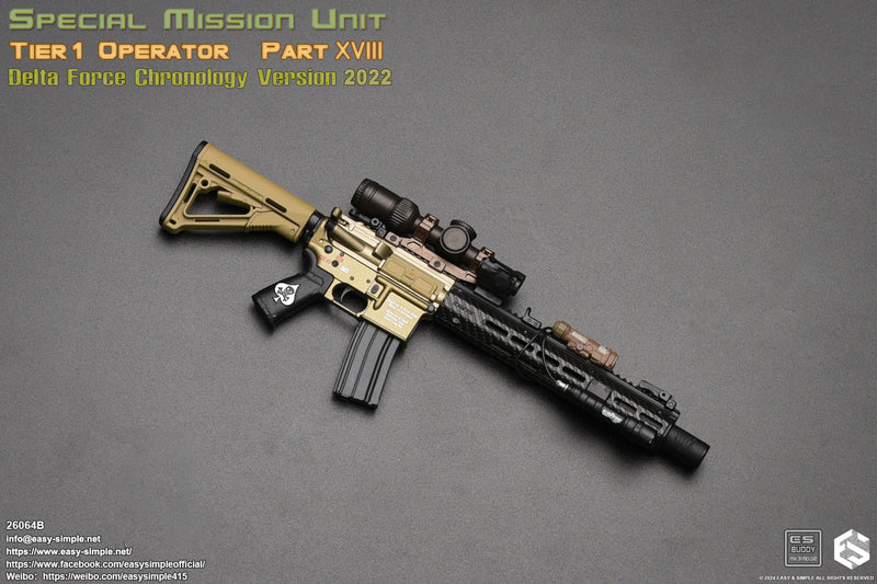 Load image into Gallery viewer, Delta Force SMU Tier 1 Op. - HK416 Rifle w/Attachment Set
