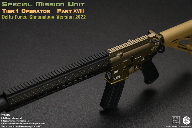 Load image into Gallery viewer, Delta Force SMU Tier 1 Op. - HK416 Rifle w/Attachment Set
