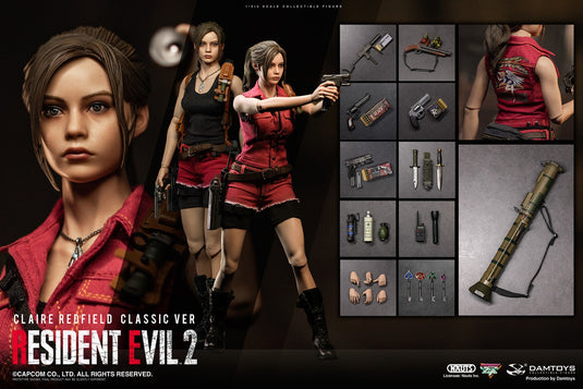 Resident Evil 2 Claire Redfield - .45 Colt Revolver Pistol w/Ammo Box