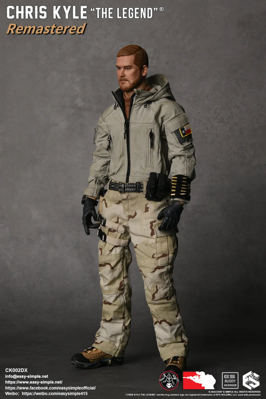 Chris Kyle "The Legend"® RMST DLX, Weapon Set & Custom Headsculpt COMBO - MINT IN BOX