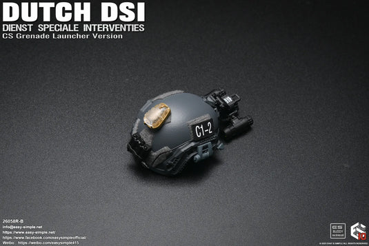 Dutch DSI Grenade Launcher Ver - Grey Helmet w/NVG Set