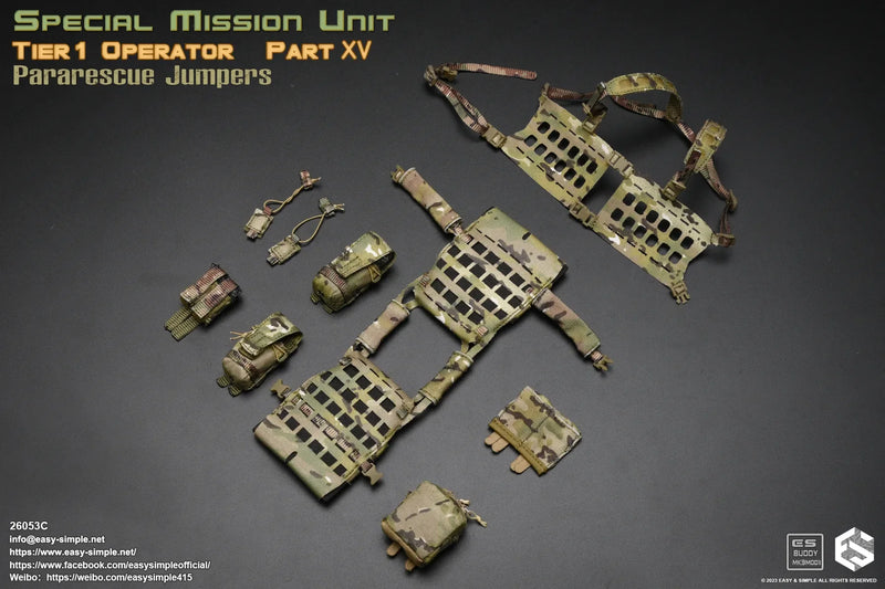 Load image into Gallery viewer, SMU Tier 1 Op. Pararescue Jumper - Patch Set
