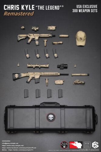 Load image into Gallery viewer, Marc Lee, Chris Kyle Deluxe &amp; Weapon Set COMBO MINT IN BOX
