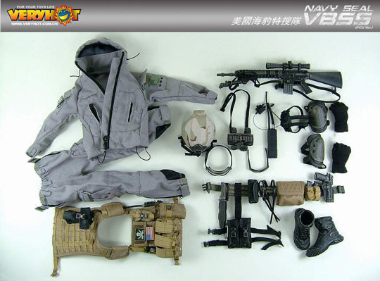 Load image into Gallery viewer, Navy Seal VBSS - Black Gloves
