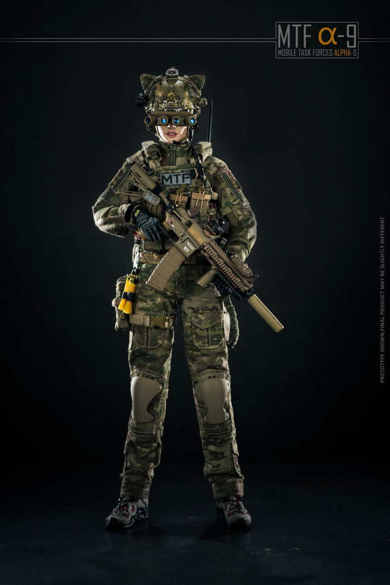 Load image into Gallery viewer, Mobile Task Force Alpha-9 - Female Multicam Combat Uniform
