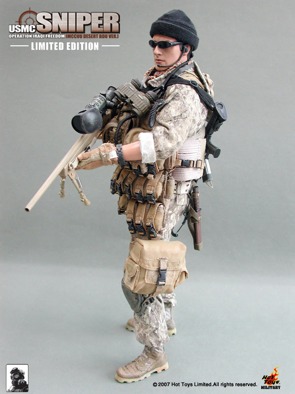 Load image into Gallery viewer, USMC Sniper OIF MCCUU Desert BDU Ver. LIMITED EDITION - MINT IN BOX
