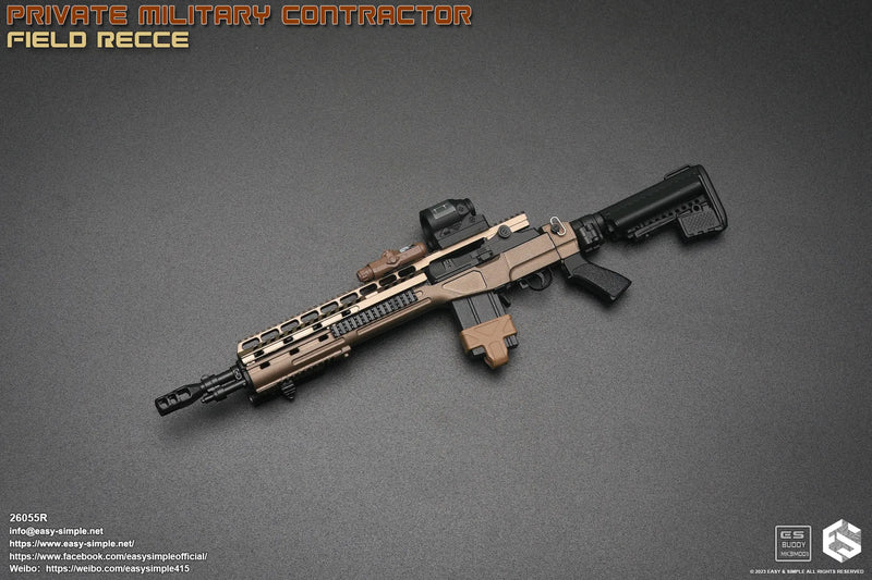 Load image into Gallery viewer, PMC Field RECCE - MA1 Rifle w/Black Feather Stock &amp; Attachments
