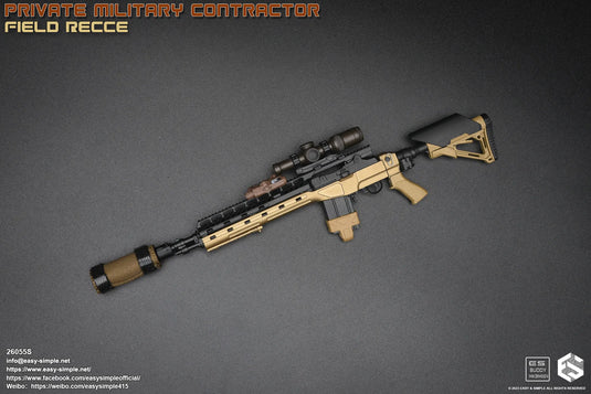 PMC Field RECCE - MA1 Rifle w/Black Feather Stock & Attachments