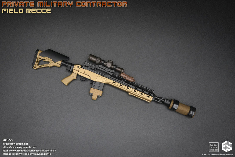 Load image into Gallery viewer, PMC Field RECCE - MA1 Rifle w/Black Feather Stock &amp; Attachments
