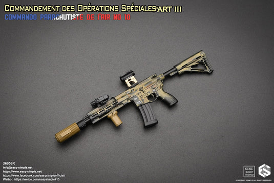 French Commandement - Camo HK416 Rifle w/Attachment Set