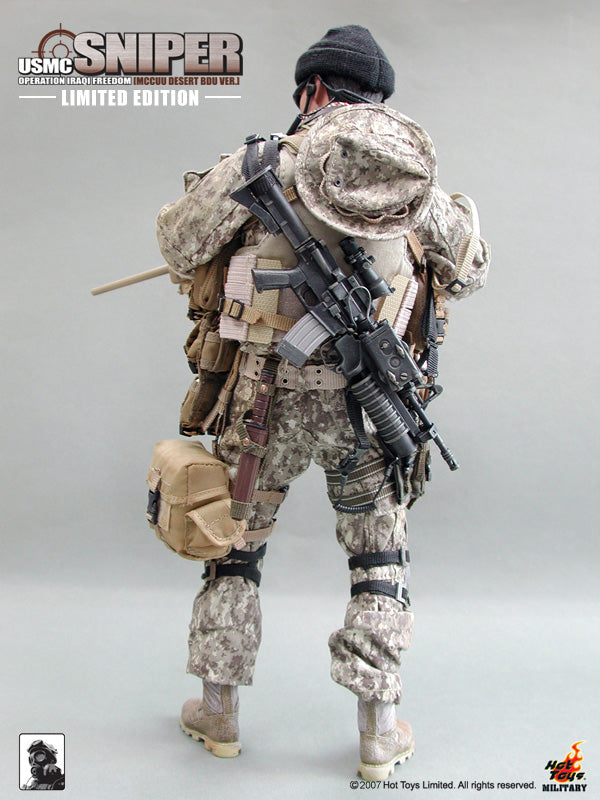 Load image into Gallery viewer, USMC Sniper OIF MCCUU Desert BDU Ver. LIMITED EDITION - MINT IN BOX
