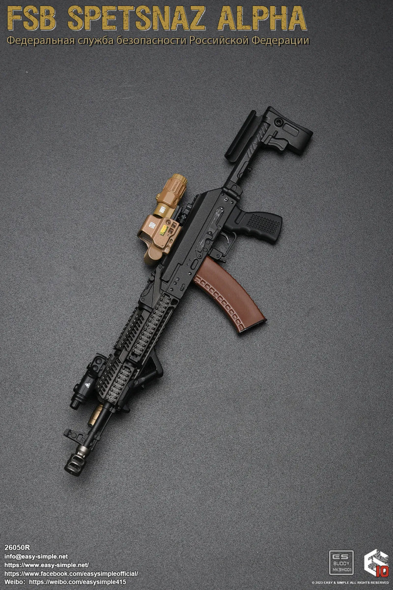 FSB Spetsnaz Alpha - AK47M Rifle w/Folding Stock – BlackOpsToys
