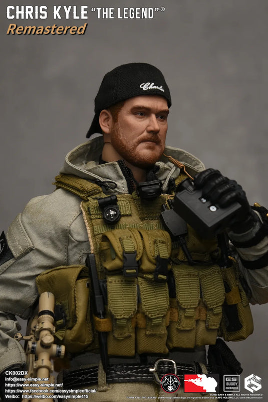 Chris Kyle "The Legend"® RMST DLX, Weapon Set & Custom Headsculpt COMBO - MINT IN BOX