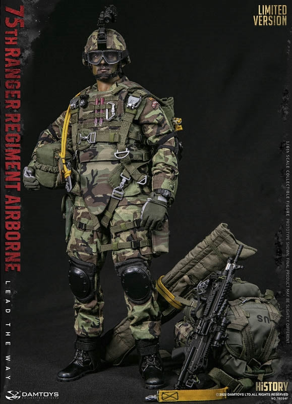 Load image into Gallery viewer, 75th Ranger Regiment Airborne Ltd. - Woodland Camo Plate Carrier
